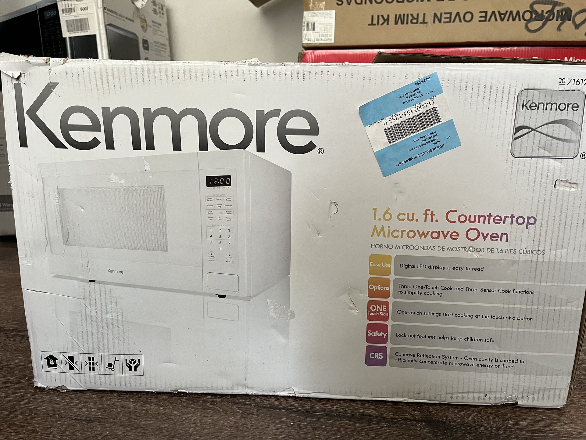 Kenmore Microwave Oven 