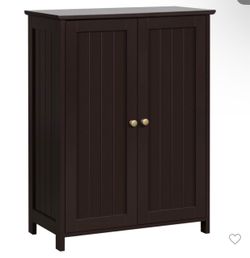 Bathroom Cabinet with Adjustable Shelves Espresso