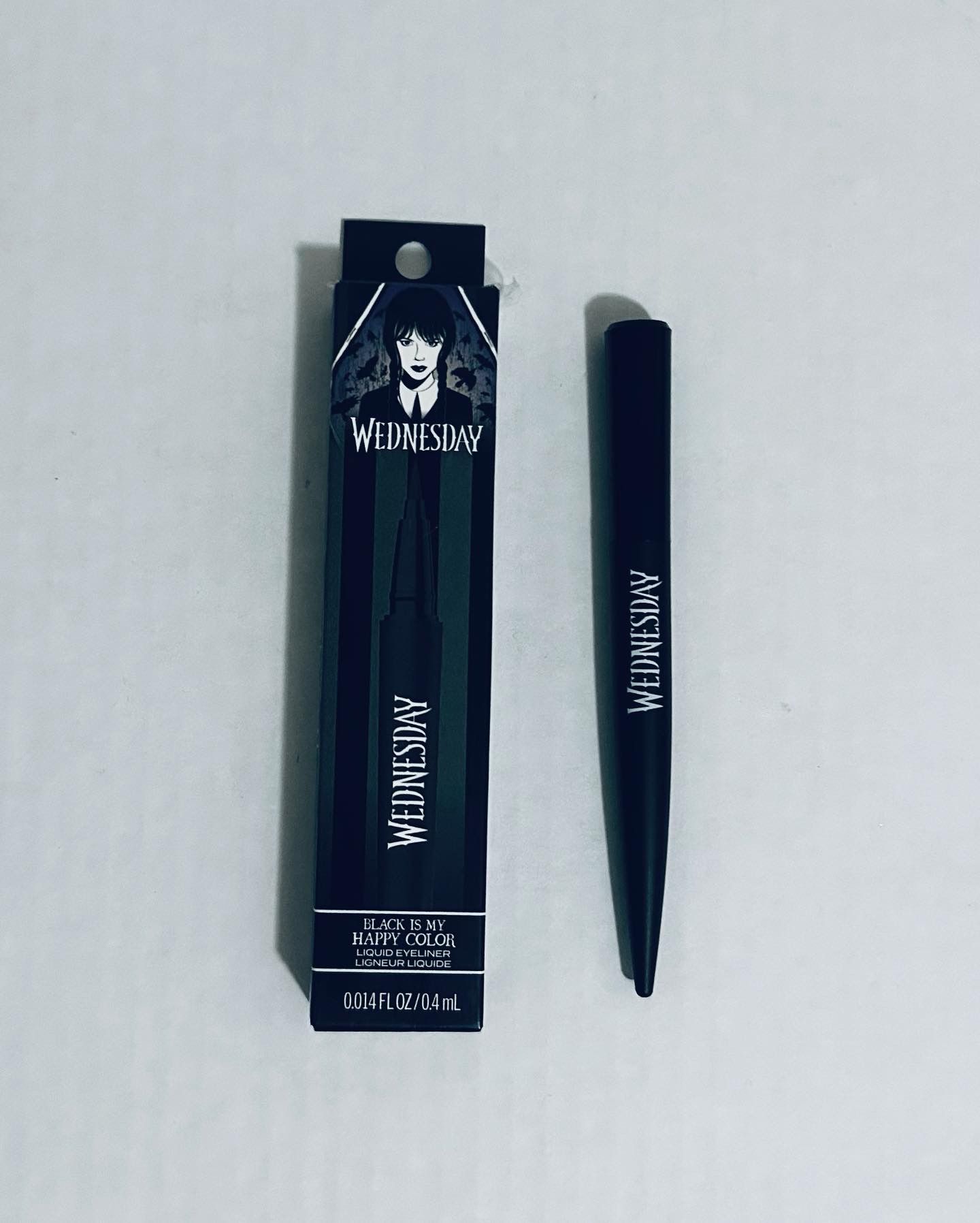 Hard Candy X Wednesday Addams Liquid Eyeliner Black Is My Happy Color