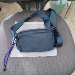 Brand New nylon bum, sling bag / purse with removable keychain & dust bag