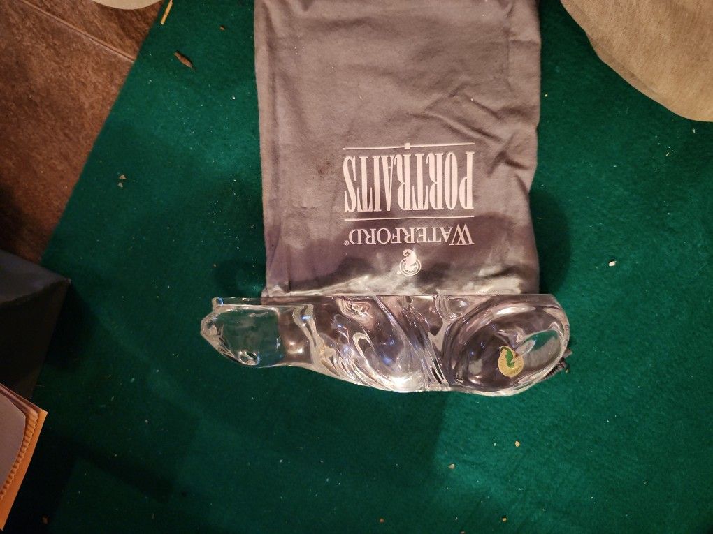 Waterford Crystal Panther Puma Figurine 10inch Paperweight Bran New