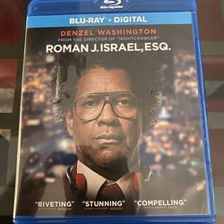 Roman j israel esq blu ray new no digital code