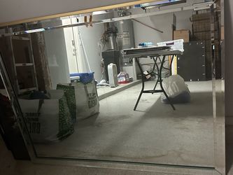 Large Frameless Wall Mirror 4’x3’- Make an offer, leaving AZ 9/18