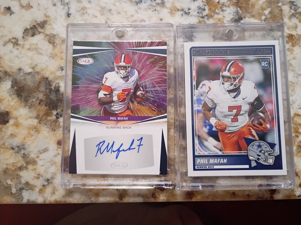 Phil Mafah Cowboys Rookie RB 1 Auto 