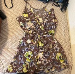 Floral Spaghetti Strap Mini Dress