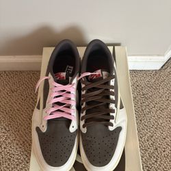 NIKE Jordan 1 Low Travis Scott Reverse Mocha 10