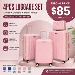 4 pieces luggage set