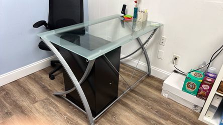 Two office glass tables