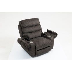 A44abc Oversized Lift Recliner with Extended Footrest for Seniors, Heavy Duty Recliners with Heat Massage, Extra Wide Seat, Arm Storage & Cup Holders