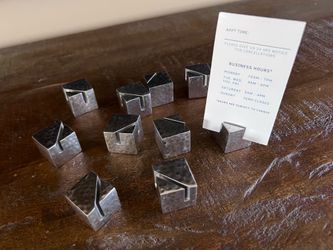 Business Card metal cubes, 10 total