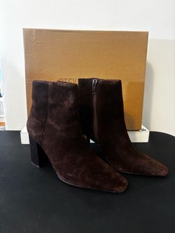 Steve Madden Brown Suede Ankle Boots