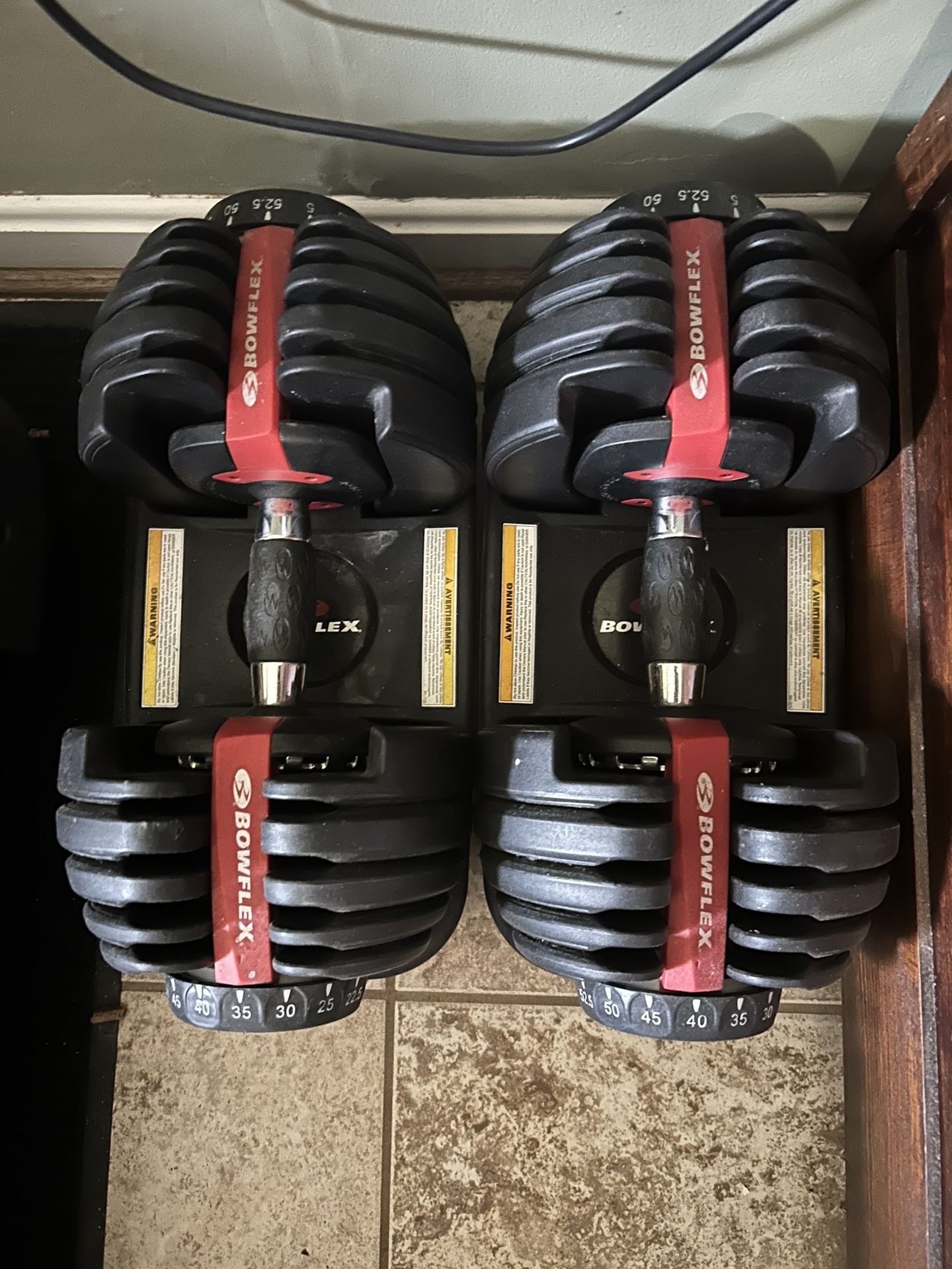 Bow flex dumbbells