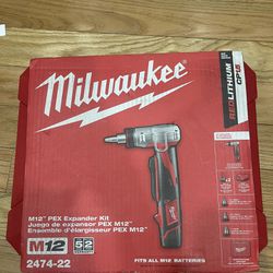 Milwaukee M12 Pex Expander Kit Read Below!!!!!!