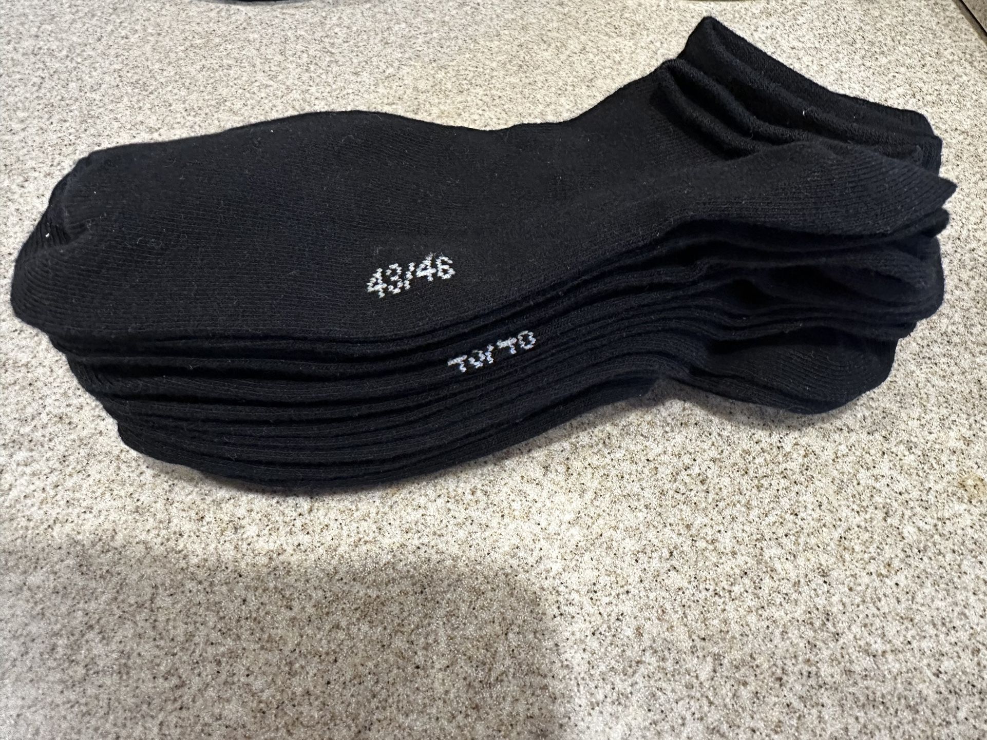 Pack Of 7 Men’s Black Socks