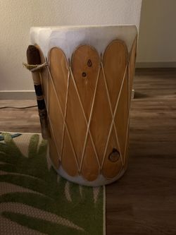 Authentic Handmade African Drum – Full Size (24”) 🪘