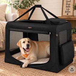 Feandrea Size XXXL) Collapsible Soft Dog Crate, measuring 102 x 69 x 69 cm ( new