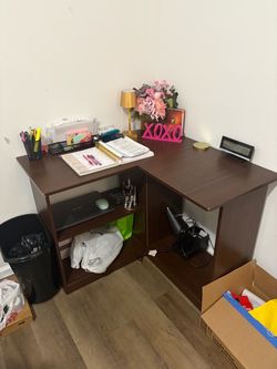 Brown Work Desk