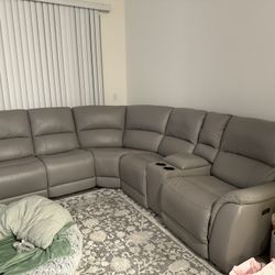 Grey Recliner Couches 