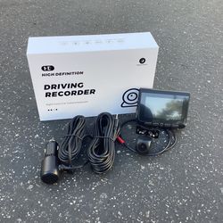 Dash Cam Front and Rear, Dash Camera for Cars with 32G Card Super Night Vision, Car Dash Cam 4k