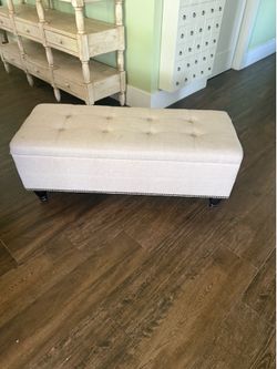 Cream Bench