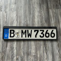 European Tag for BMW (used)