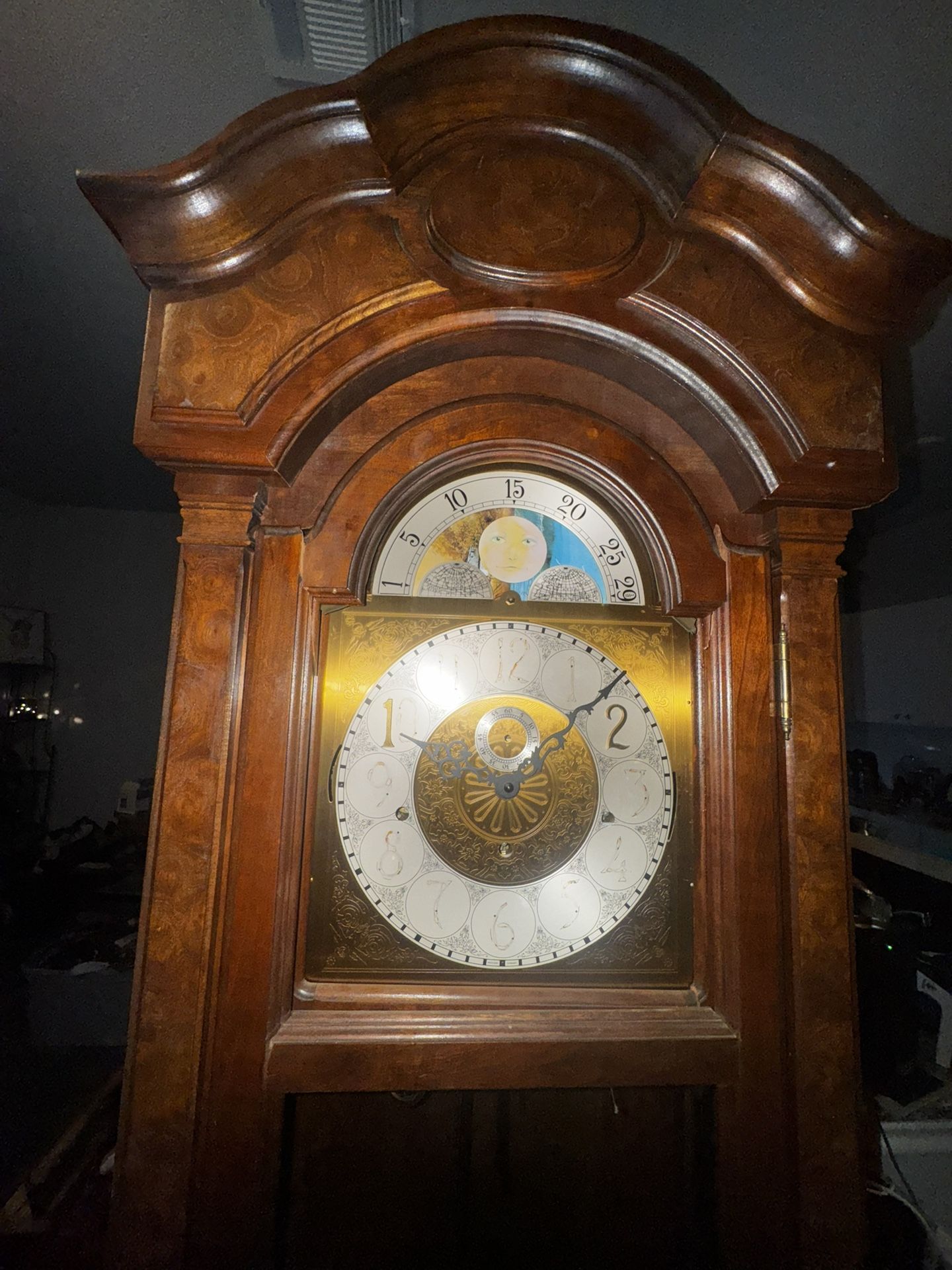 Grandfather Clock Parts Old Vintage