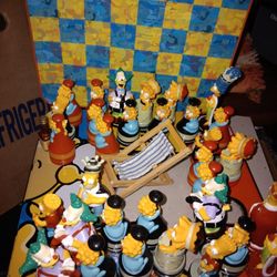 (Rare) The Simpsons. Vintage chess set one listed For  $95 Plus  My Price $45 Look Below 