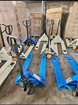 Tons of pallet jacks $199-269 lots available
