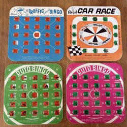 Vintage Auto Bingo Boards