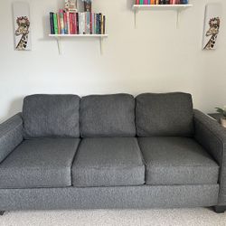 Like New Queen Sofa Bed – Rooms To Go (Dark Gray) 🛋️