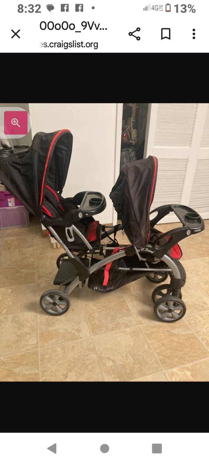 Sit And Stand Double Stroller