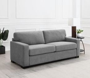 Grey Fabric Sofa Sleeper with Queen Mattress/ Sofa Cama Queen Gris 🔥🔥