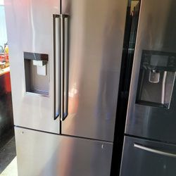 Whirlpool 36" Wide Counter Depth Stainless Steel French Door Refrigerator