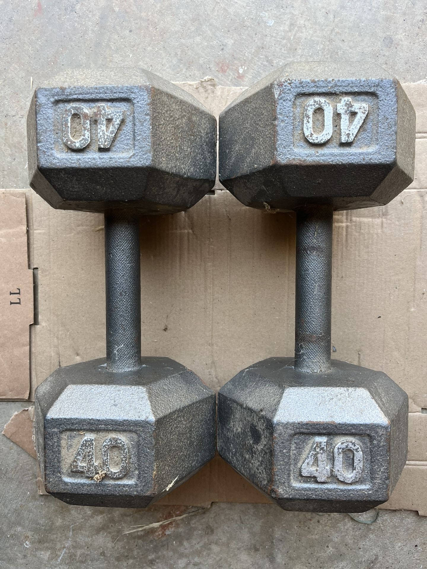 40 Lb Dumbbell Set