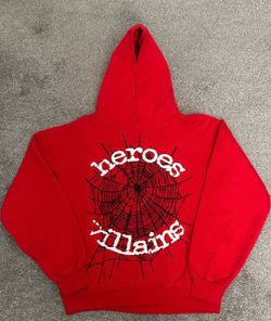 Heros x Villian Red Sp5der Hoodie