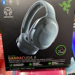 Razer Barracuda X Wireless Gaming Headset for PC, PS5, PS4, NS, Mobile, 2.4GHz, Bluetooth, 250g, Black