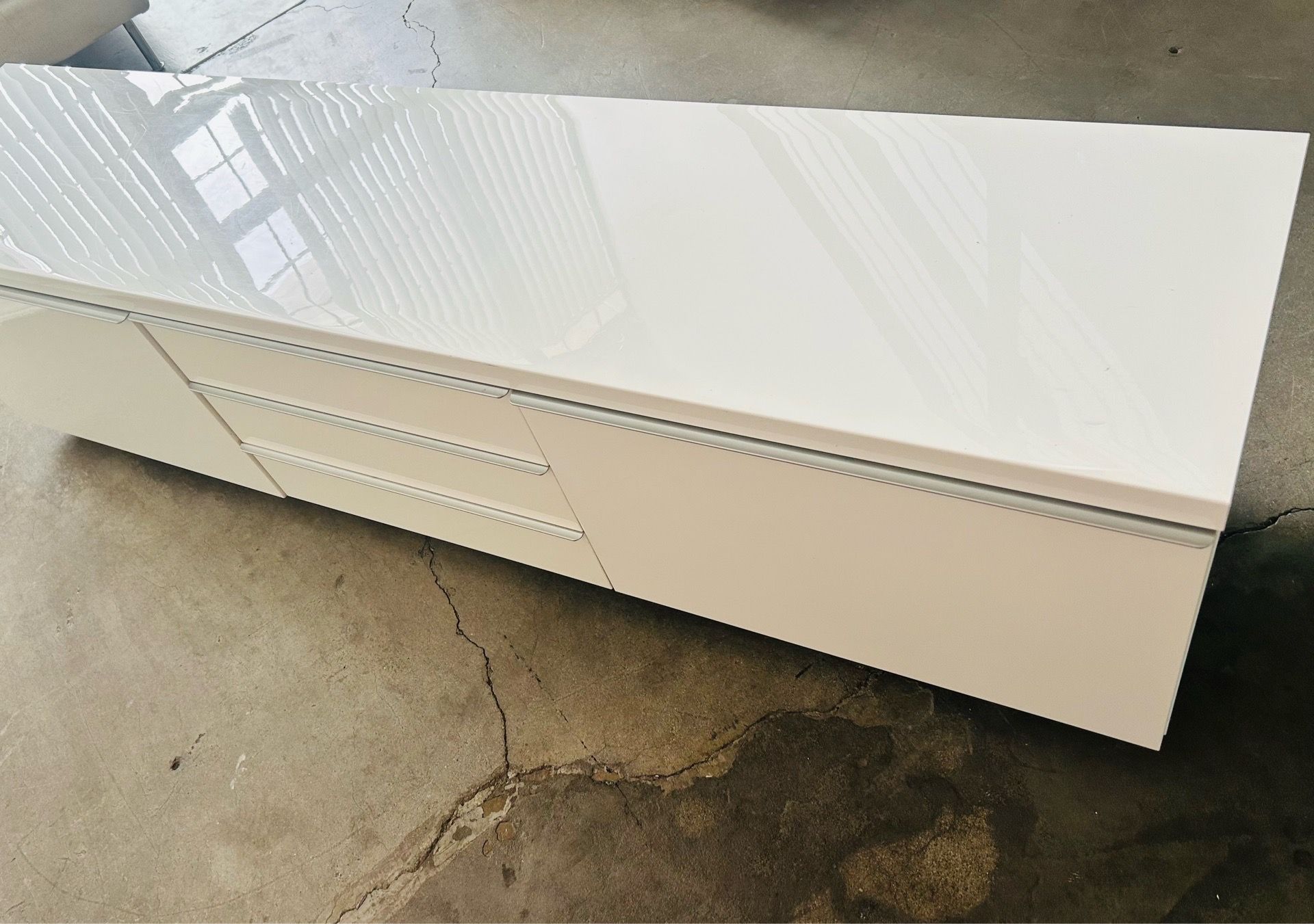 Entertainment or TV Stand Drawer Display Center