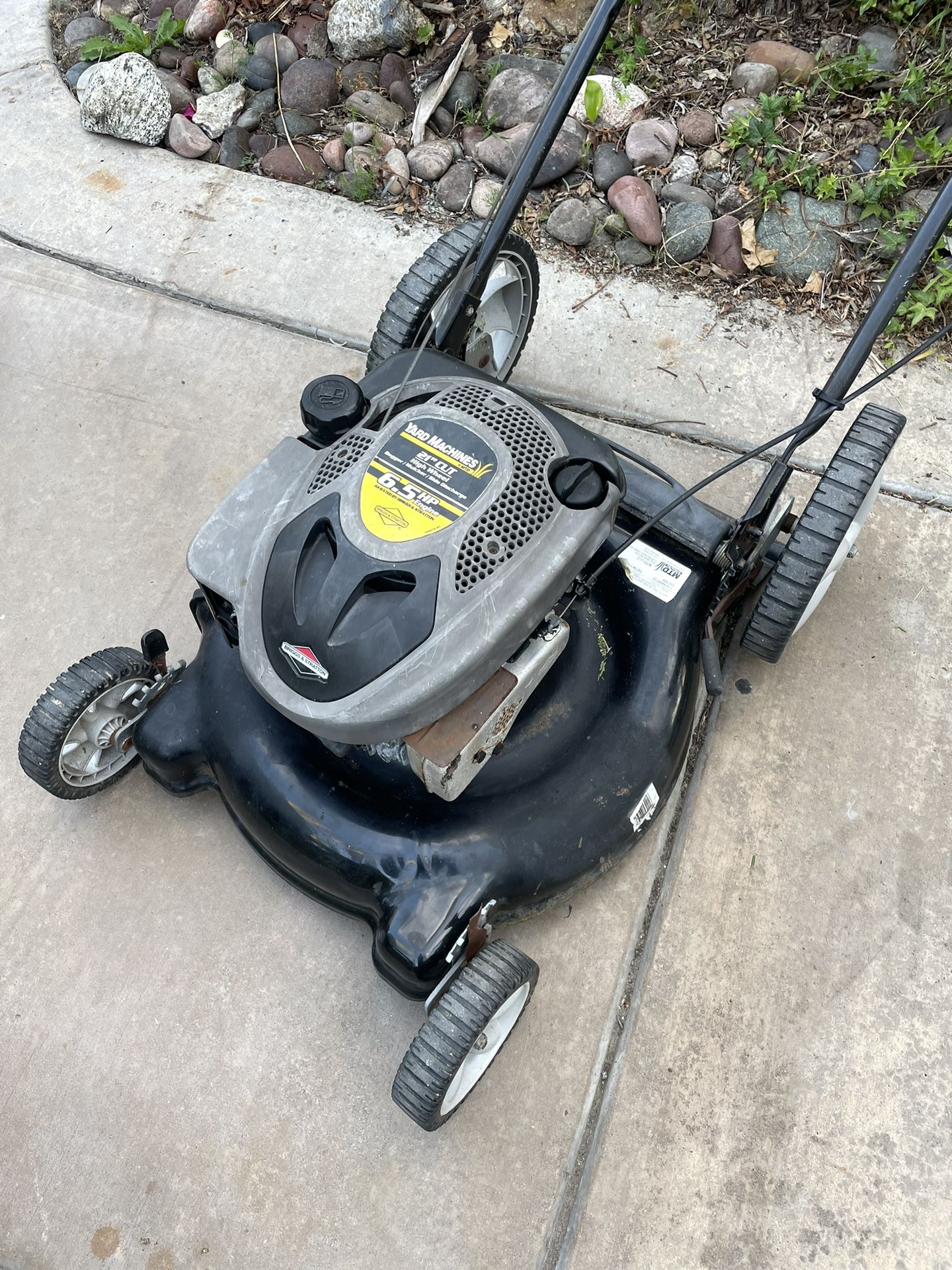 Yard machines 190cc 6.75 shop