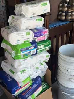 $5 each pack (pads and diapers) new
