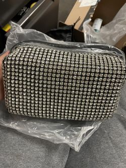 Crystals Evening Clutch Bag for Women Girls Sparkling Crossbody Bag Wedding Prom Party Club Purses Handbags