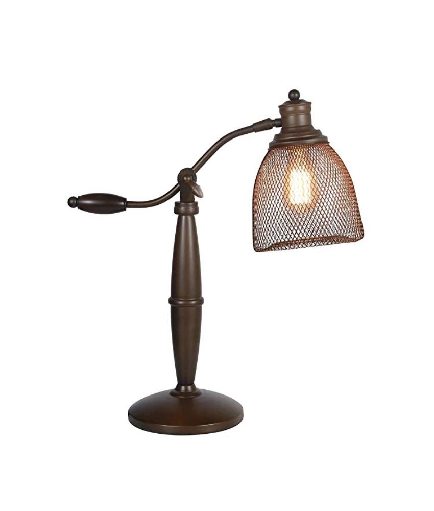 New! Industrial Antique Brown Table Lamp (262)