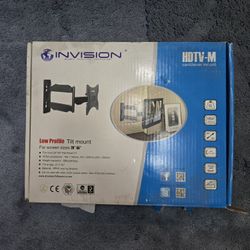 Invision TV Wall Mount Low Profile Tilt Mount