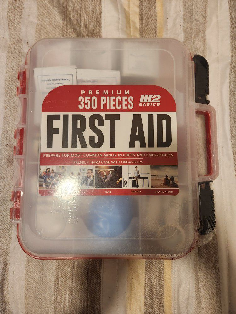 350 Piece Premium First Aid Kit- Brand New 