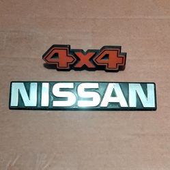 Nissan 720 Emblems Badges 