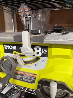 Ryobi table saw 8 1/4
