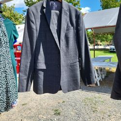 Gray  Suit