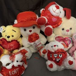 Valentine’s Talking Teddy Bears ❤️ XL & Large Plush