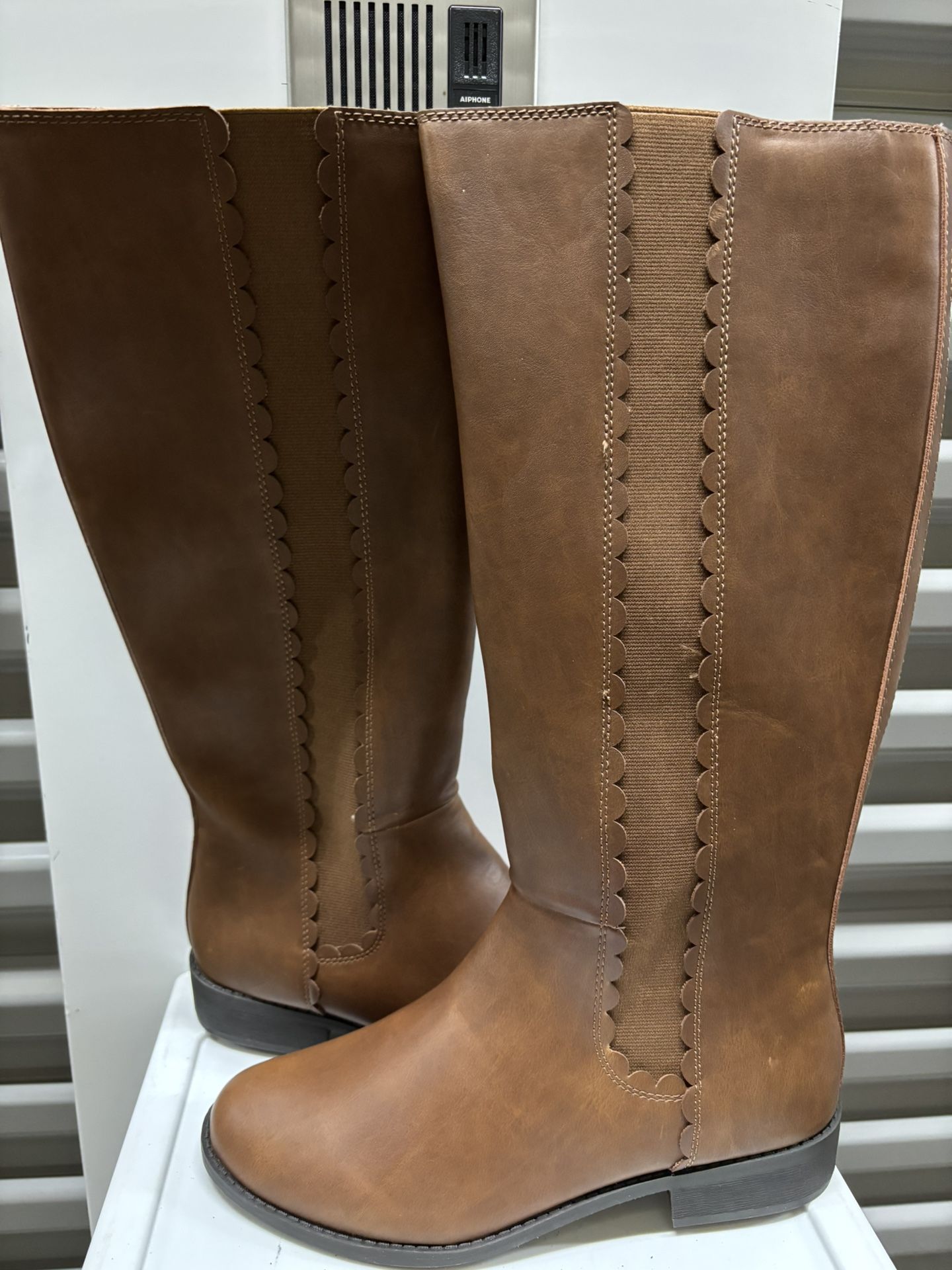 Cognac Calf Boots