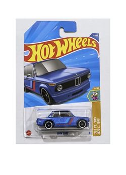 Hot Wheels BMW 2002 #77 Blue HW 70 vs 90 New 2025 Case N International Long Card