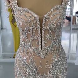 Custom Made Gown Champagne